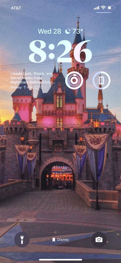 iOS 16 Automated Disney Lockscreen : r/Disneyland