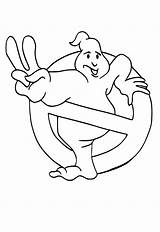 Ghostbusters Logo Black And White sketch template