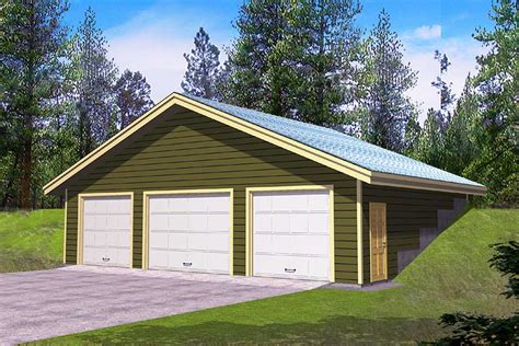 3-Car Detached Garage Plan - 35190GH | Architectural Designs - House Plans