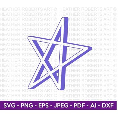 3D Star SVG, 3D Shape Svg, 3D Design, Star Clipart, Bright S - Inspire ...