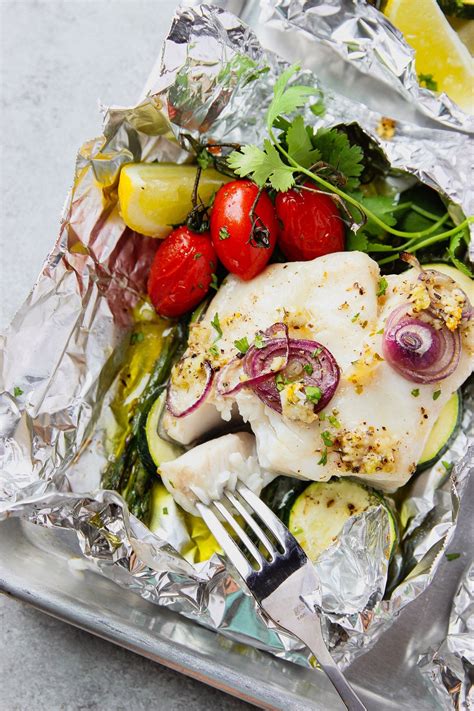 Baked Fish in Foil with Vegetables | Garden in the Kitchen