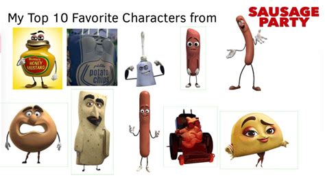 My Top 10 Favorite Characters Sausage Party by banielsdrawings on DeviantArt