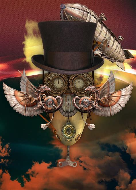 Steampunk Art #3 Mixed Media by Marvin Blaine - Fine Art America