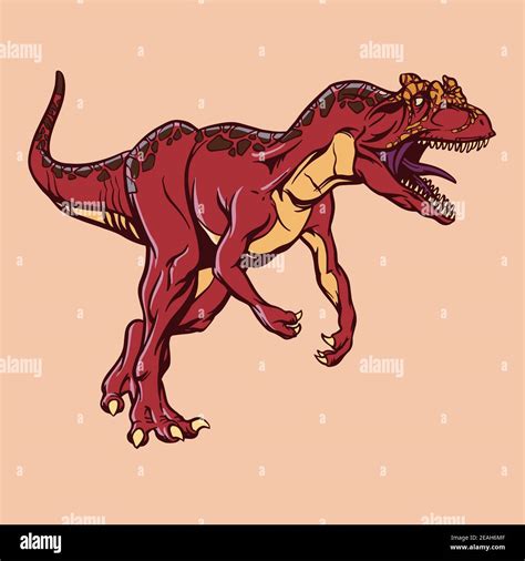 Alosaurus Stock Vector Images - Alamy