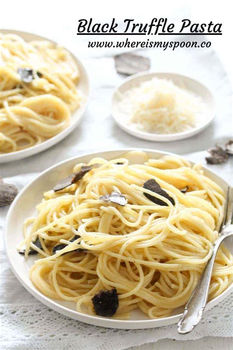 Fresh Black Truffle Pasta (Only 4 Ingredients)