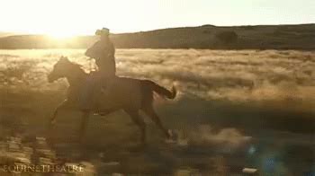 Riding Into The Sunset GIF - Cowboy Riding Horsebackriding GIFs | Say more with Tenor