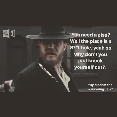 Alfie Solomon’s/ Peaky Blinders in 2024 | Alfie solomons, Memes quotes ...