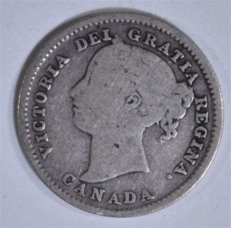 1884 CANADIAN DIME GOOD RARE!