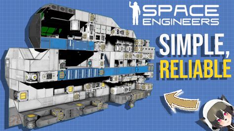 Space Engineers Ship Interior Layout Tutorial - Survival Design Guide ...