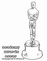 Academy Awards Oscars Coloring Pages  Home sketch template