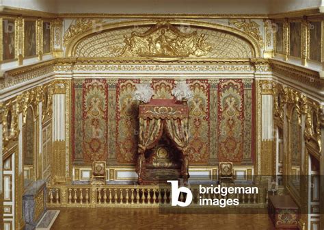 Model of the room of King Louis XIV (1638-1715) at the castle of ...