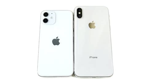 iPhone 12 Mini Size vs iPhone X - YouTube