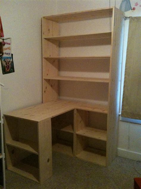 Bookshelf Desk Plans PDF Woodworking