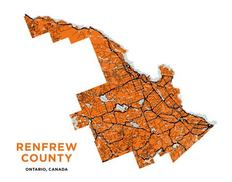 Renfrew County Map Print – Jelly Brothers