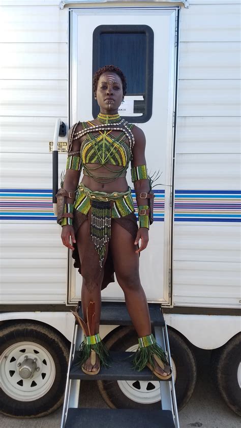 Lupita Nyong'o on Twitter: "#Nakia off duty. #BlackPanther #BTS…