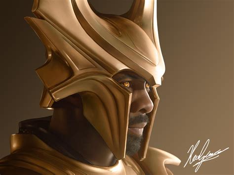 Digital Portrait 07 - Heimdall (Thor) by neoyurin on DeviantArt