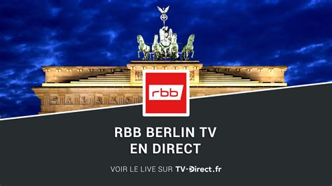 RBB Berlin Direct - Regarder RBB Berlin live sur internet