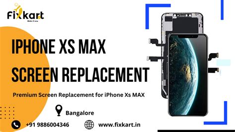 iPhone XS Max screen replacement in Bangalore with FixKart!