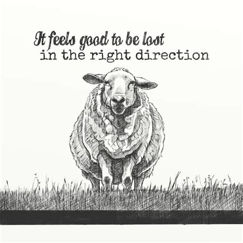 Sheep Quote Pillow Digital Art by Ramona Kurten - Fine Art America