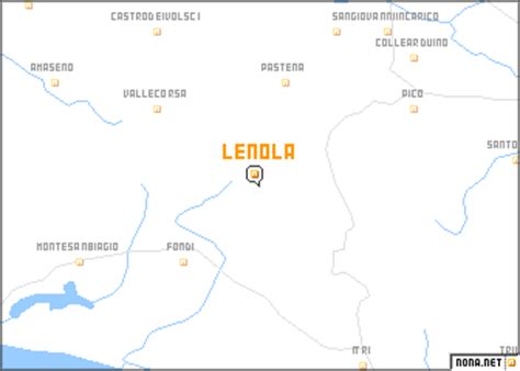 Lenola (Italy) map - nona.net