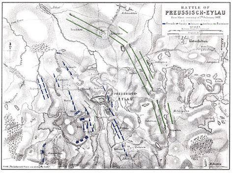 Battle Of Eylau Map