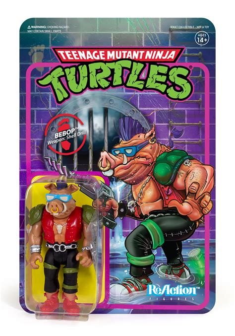 Teenage Mutant Ninja Turtles Bebop Y Rocksteady (dibujos Animados Clásicos) 7 Figura De Acción ...