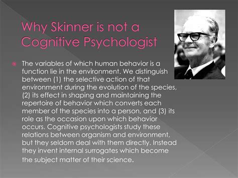 PPT - B.F. Skinner Behaviorism PowerPoint Presentation - ID:265171