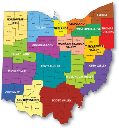 State Of Ohio County Map Pdf - Printable Map