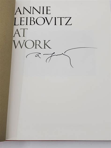 ANNIE LEIBOVITZ AT WORK | Annie Leibovitz | New Edition