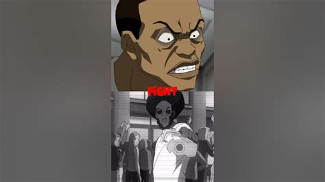 Stinkmeaner/Tom VS Bushido Brown #theboondocks - YouTube