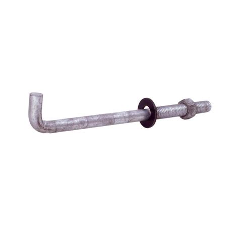 Grip-Rite 1/2 in. x 10 in. Hot-Galvanized Anchor Bolt 1210HGAB1 - The ...