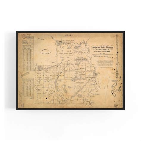 1855 Vintage Map of Lancefield, Victoria Australia – Vintage Maps