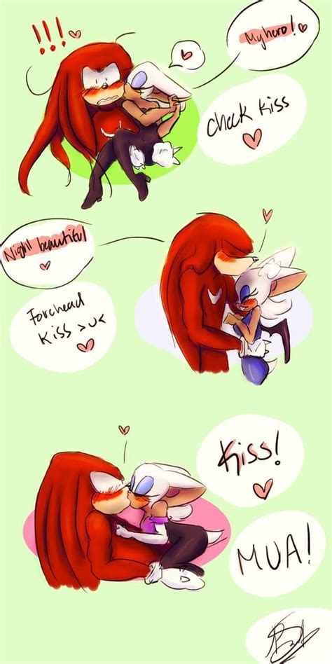 Kiss kiss kiss by Sumooli on DeviantArt | Sonic fan characters, Rouge ...