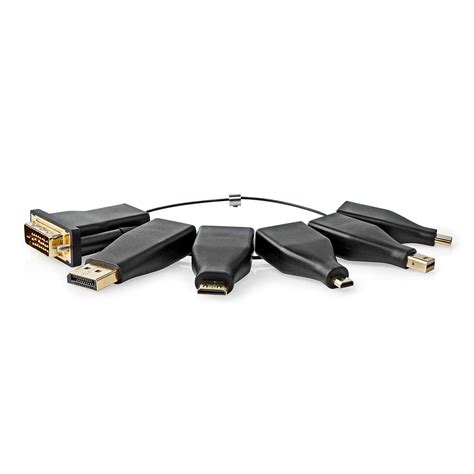 HDMI™ Adapter | DisplayPort Male / DVI-D 24+1-Pin Male / HDMI™ Micro ...