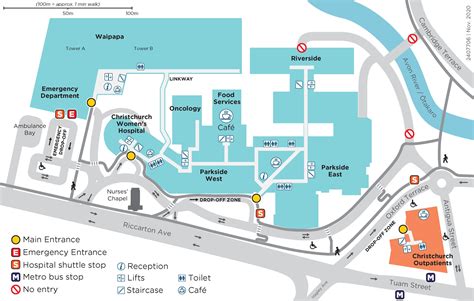 Christchurch Hospital Map