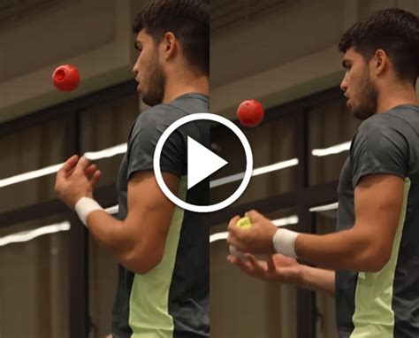 WATCH. Carlos Alcaraz shows off amazing juggling skills. - Tennis Tonic ...