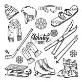 冬季运动的插图插画图片下载 正版图片302793969 �图� sketch template