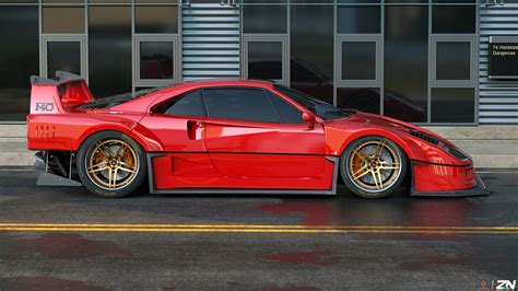 Ferrari F40 - custom kit on Behance