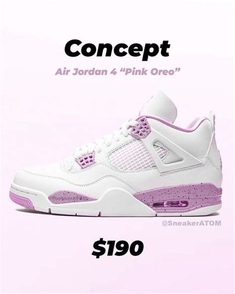 SneakerATOM on Instagram: "Air Jordan 4 “Pink Oreo”. Who wishes to see ...