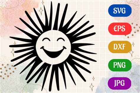 Sunshine | Silhouette Vector SVG EPS DXF Graphic by Creative Oasis · Creative Fabrica