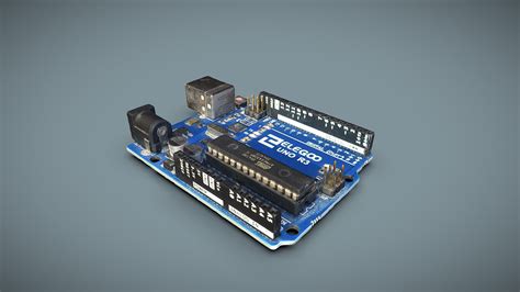 Arduino Uno R3, Elegoo - Download Free 3D model by Lassi Kaukonen (@thesidekick) [69d58a2 ...