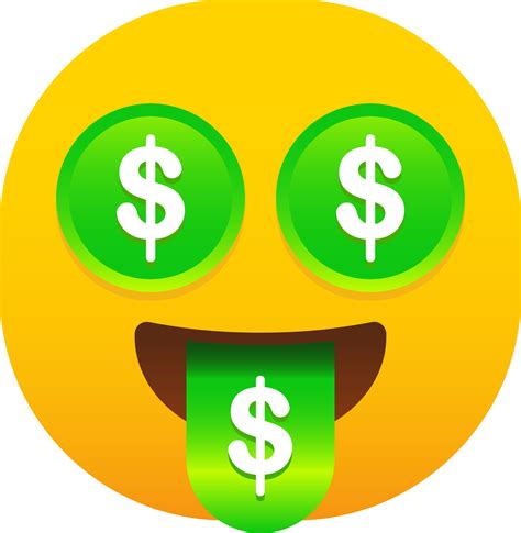 Money Face Emoji PNG Images | PNG All