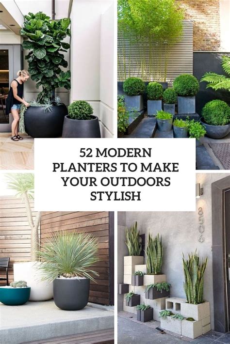 52 Modern Planters To Make Your Outdoors Stylish - DigsDigs