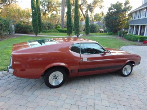 Seller of Classic Cars - 1973 Ford Mustang (Burnt orange/Tan)