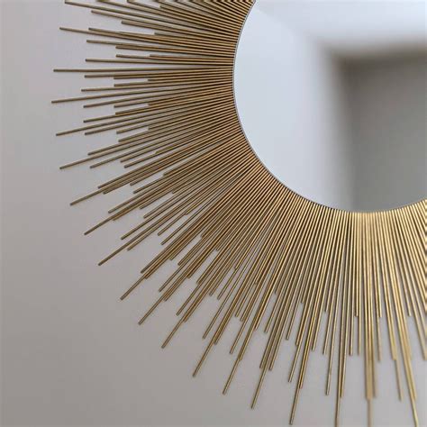 Extra Large 34 GOLD Sunburst Mirror Starburst Mirrors Home - Etsy