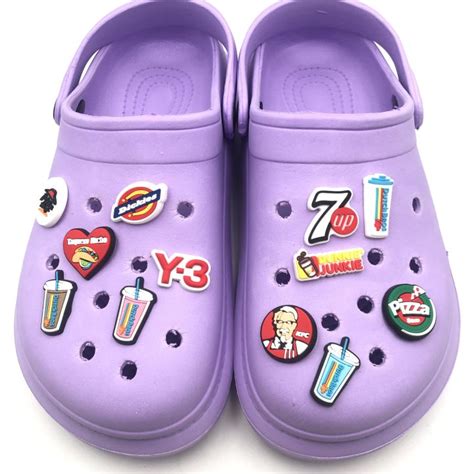 KFC hamburger drink Cola cartoon crocs jibbitz shoe accessories croc ...