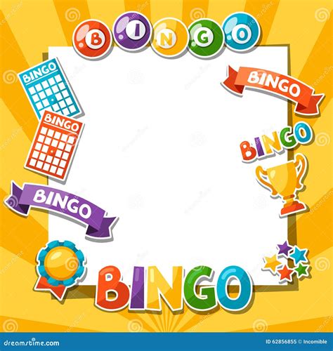 Bingo Background With Balls And Cards. Vector Illustration ...