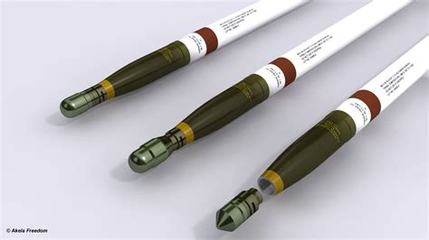 ArtStation - Hydra 70 rocket 2.75 inch, Akela Freedom Military Weapons, Fantasy Weapons, Rockets ...