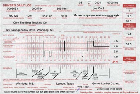 Trucking: Trucking Log Book