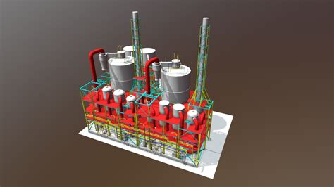 Chemical industry - 3D model by iQservices (@iQservices) [142425d] - Sketchfab